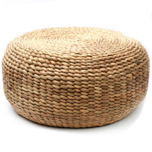 pouffe made from Water Hyacinth