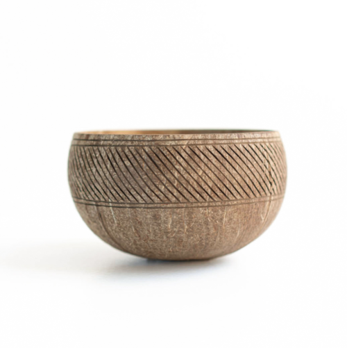 Sunset_500ml bowl made from coconut shell